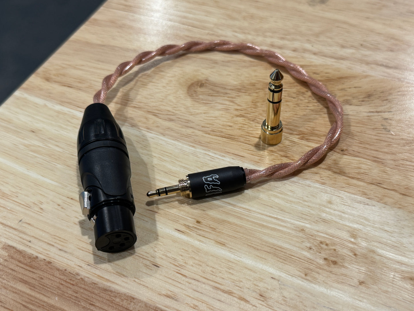 4-PIN Female XLR to 3.5mm/ 6.3mm Adapter