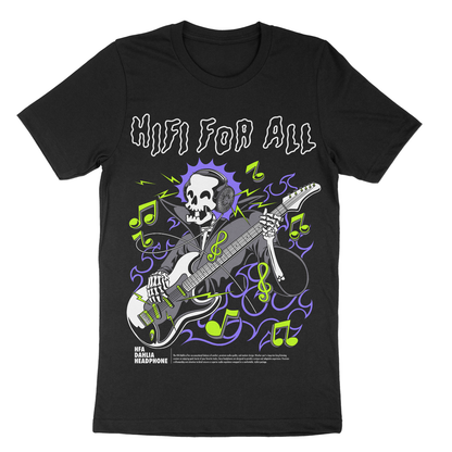 Skully Guitar Tee Shirt